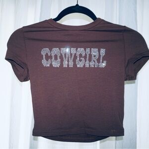 Brown Cowgirl  T-Shirt